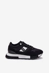 Sneakersy Męskie Na Platformie Lee Cooper LCJ-25-03-3378M Czarne