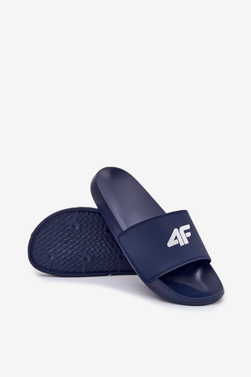 Klapki Męskie 4F 4FRMM00FSLIM011-30S Granatowe