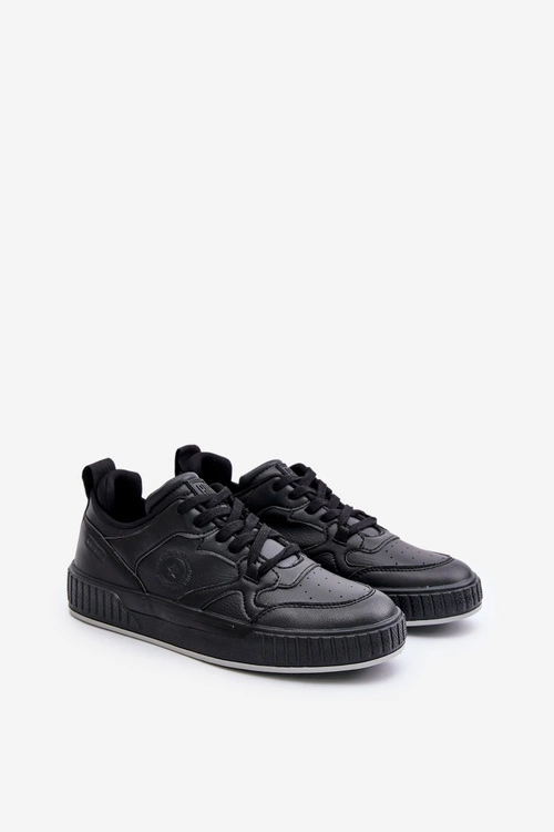 Sneakersy Męskie Z Eko Skóry Big Star OO174004 Czarne