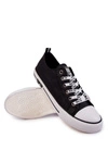 Męskie Skórzane Trampki Big Star KK174047 Czarne 