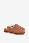 Obuwie Domowe Kapcie Damskie Inblu CS000034 Camel
