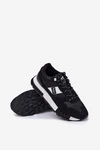 Sneakersy Męskie Na Platformie Lee Cooper LCJ-25-03-3378M Czarne