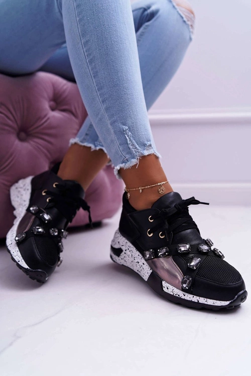 Sportowe Damskie Buty Lu Boo Czarne Frency