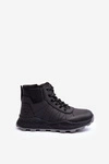 Buty Trekkingowe Trapery Ocieplane Dziecięce Czarne Big Star MM374203