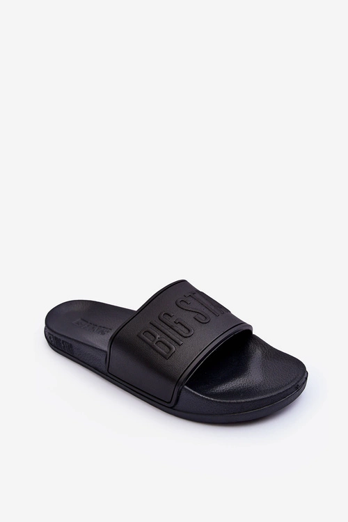 Damskie Piankowe Klapki Big Star MM274715 Czarne