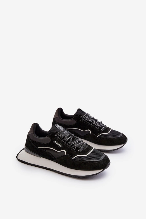 Sneakersy Męskie Big Star NN174321 Memory Foam System Czarne