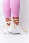 Damskie Sportowe Buty Sneakersy Beżowe Holiday