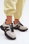 Zamszowe Sneakersy Damskie Na Platformie Vinceza 41521 Szare