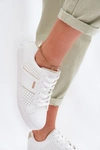 Sneakersy Damskie Ażurowe Big Star TT274291 Białe
