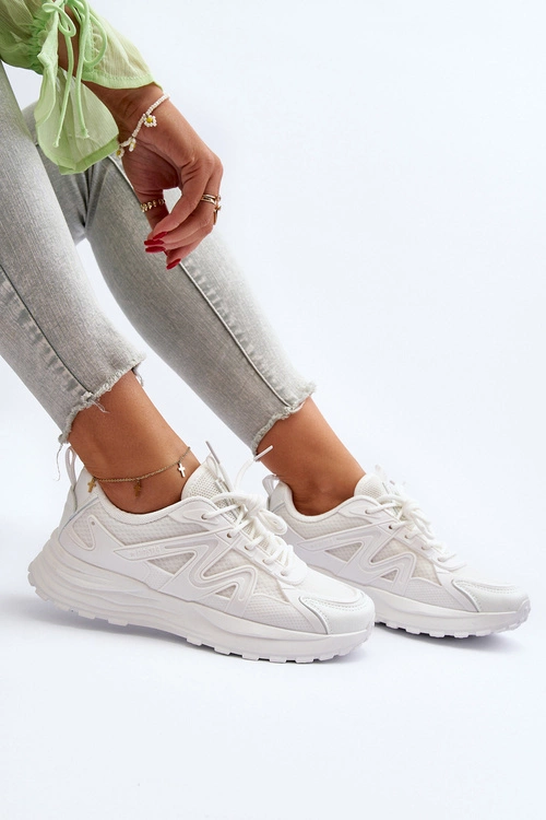 Sneakersy damskie Big Star NN274A084 Białe