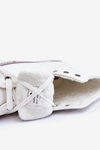 Damskie Wysokie Ocieplane Trampki Cross Jeans KK2R4044C Białe