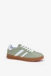 Sneakersy Damskie Niskie Zielone Ennorwen