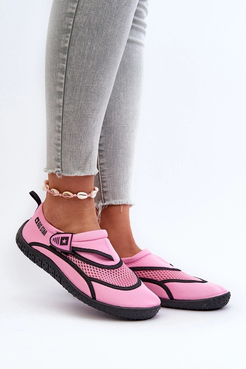 Damskie Buty Do Wody Różowe Big Star NN274A804