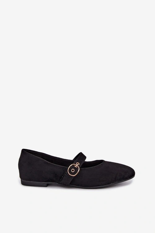 Baleriny W Stylu Mary Jane Czarne Nolenne