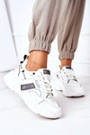 Damskie Sportowe Buty Sneakersy Big Star GG274213 Biało-Szare