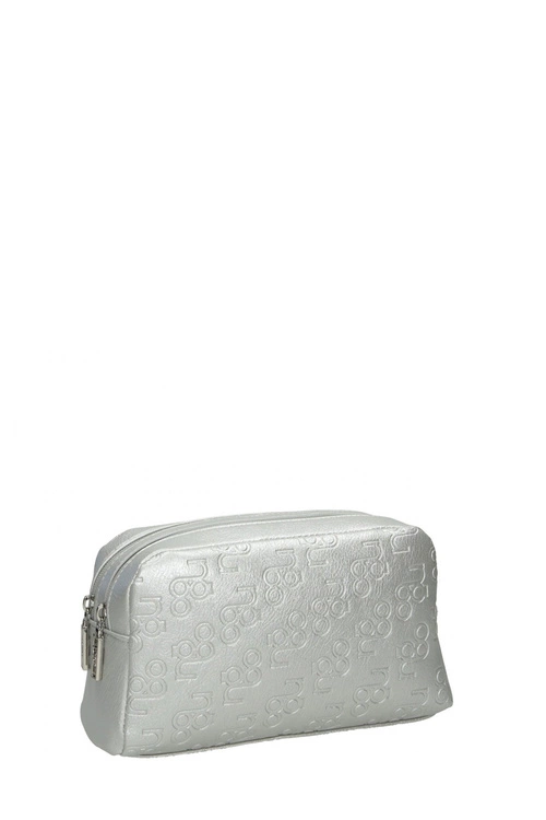 Klasyczna Kosmetyczka NOBO L0150-C022 Srebrna