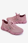 Damskie Lekkie Sneakersy Memory Foam System Big Star JJ274266 Różowe