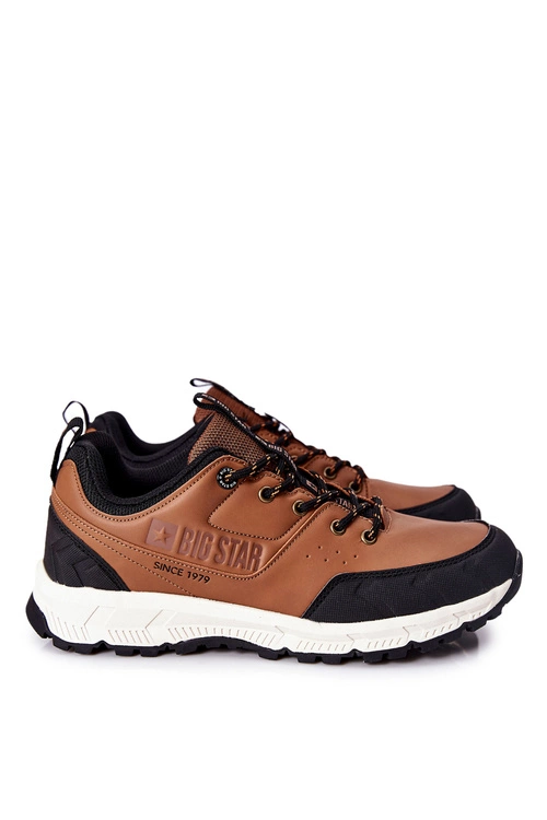 Sportowe Męskie Buty Big Star II174180 Brązowe