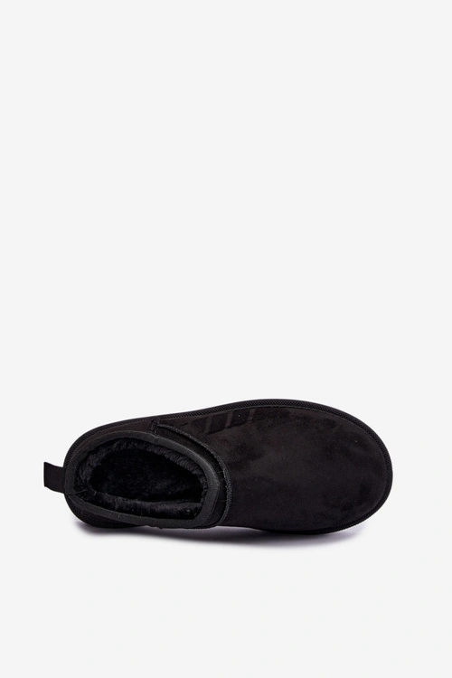 Niskie Śniegowce Damskie Czarne Rosmina