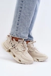 Sneakersy Damskie GOE NN2N4041 Beżowe