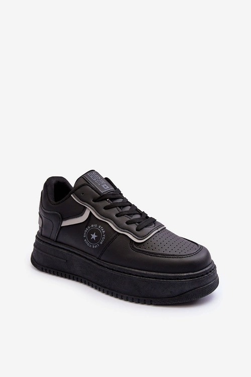 Damskie Buty Sportowe Sneakersy Big Star MM274232 Czarne