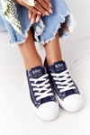 Damskie Trampki Lee Cooper LCW-21-31-0095L Granatowe
