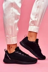 Damskie Sportowe Buty Comfort Foam Czarne Faster