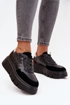 Buty Sportowe Sneakersy Damskie Na Platformie Vinceza 58565 Czarne