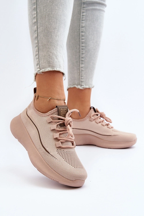 Damskie Buty Sportowe Big Star NN274664 Nude