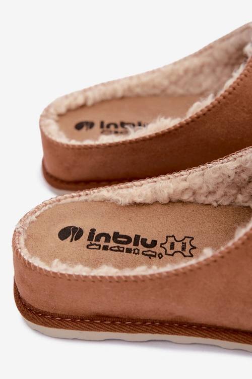 Obuwie Domowe Kapcie Damskie Inblu CS000034 Camel