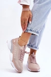 Damskie Wsuwane Buty Sportowe Memory Foam System Big Star LL274A141 Nude