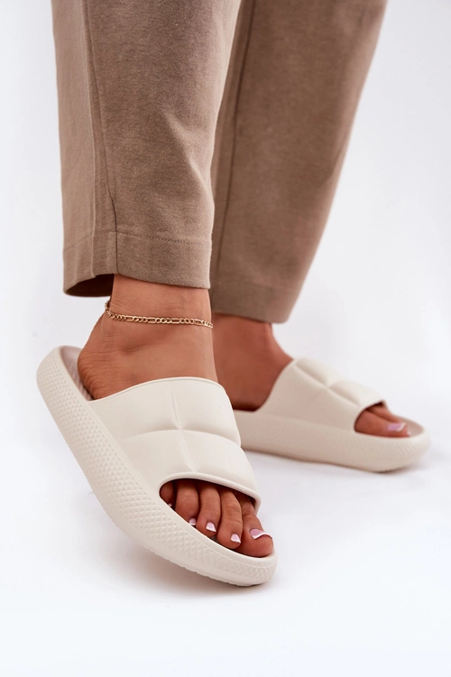 Piankowe Klapki Damskie LEE MAYA SLIDER WOMEN LOW 50251016 Beżowe