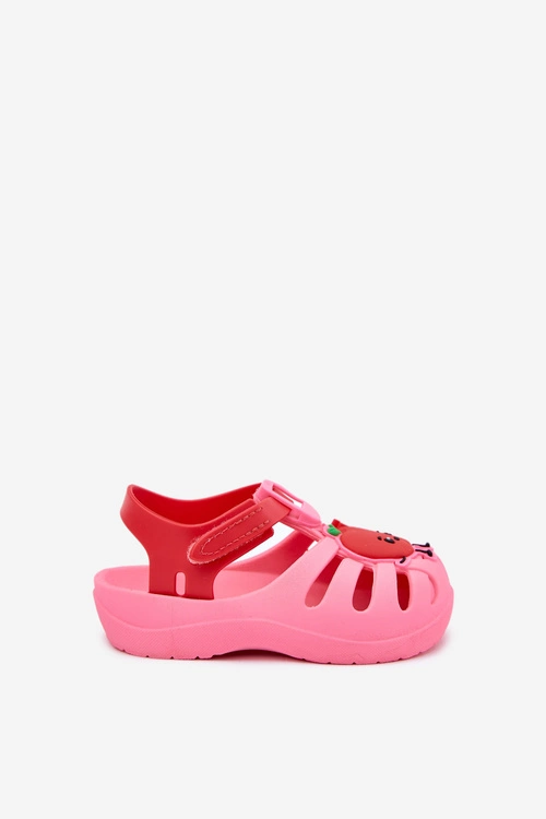 Sandałki Dziecięce Na Rzep Owoce 83615 Ipanema Summer XIV Różowo-Czerwone