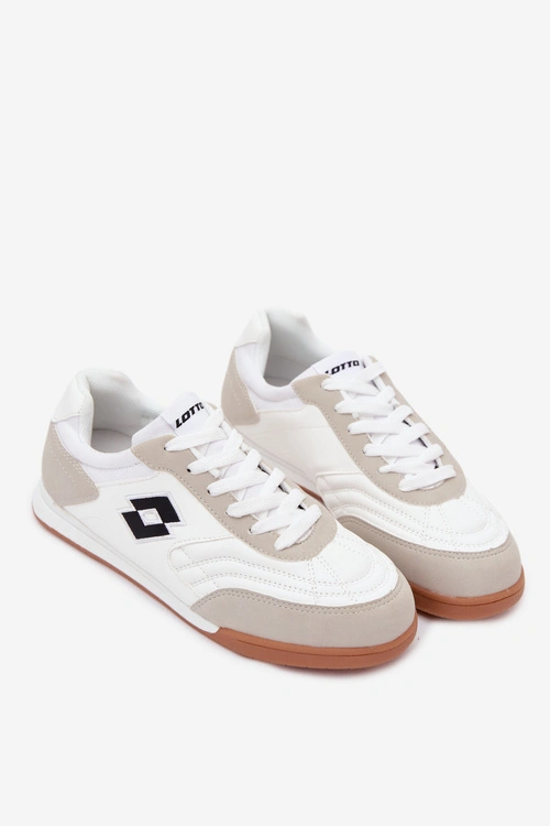 Sneakersy Unisex LOTTO 2401610U ATIBA Białe