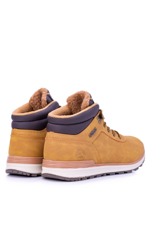 Ocieplane Polarem Męskie Buty Trekkingowe Camel Preventi