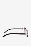 Okulary Przeciwsłoneczne Damskie UV400 Czarne